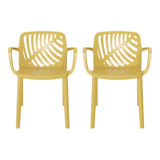 Polyform Stacking Dining Arm Chair (Set of 2)