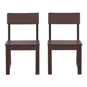 Palmetto Outdoor Dining Side Chair (Set of 2) With Cup Holder