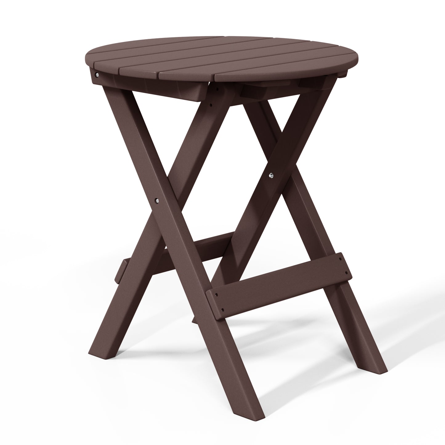 Tuscany All-Weather Outdoor Patio Round Folding Dining Table (24" Top)