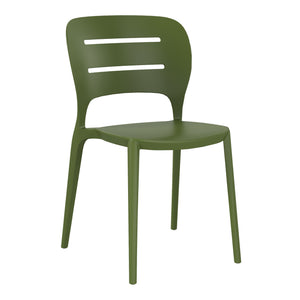 Patio Stacking Dining Side Chair (Set of 4)