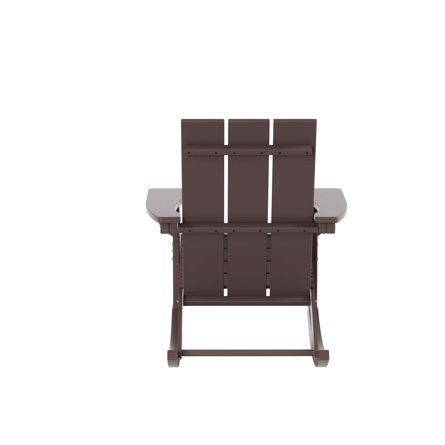 Malibu Modern All-Weather Outdoor Rocking Adirondack Chair