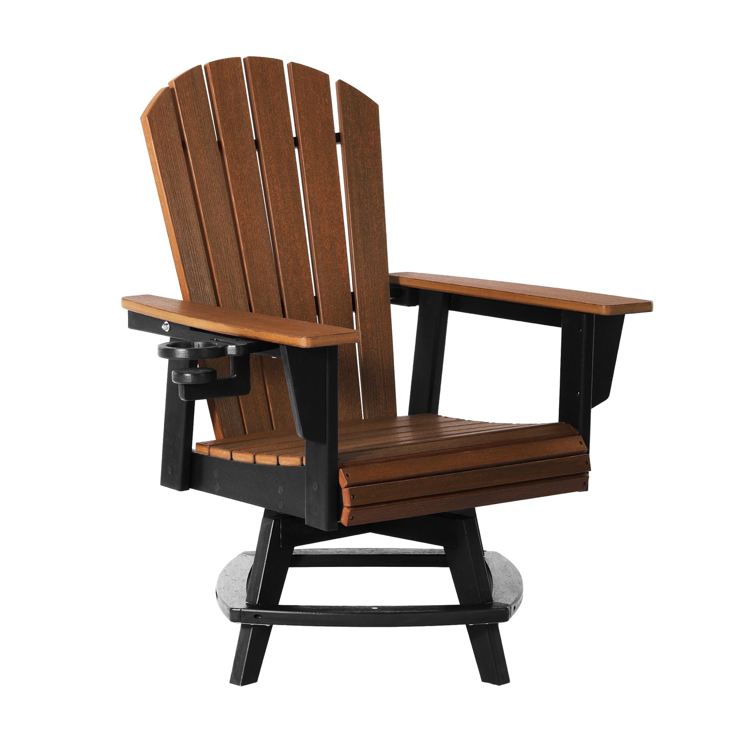 Heritage Ridge Adirondack Swivel Dining Chair With Cup Holder
