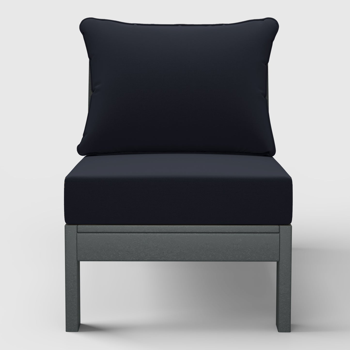 Scottsdale All-Weather Outdoor Modular Deep Seating Armless Chair (with Optional Cushions)