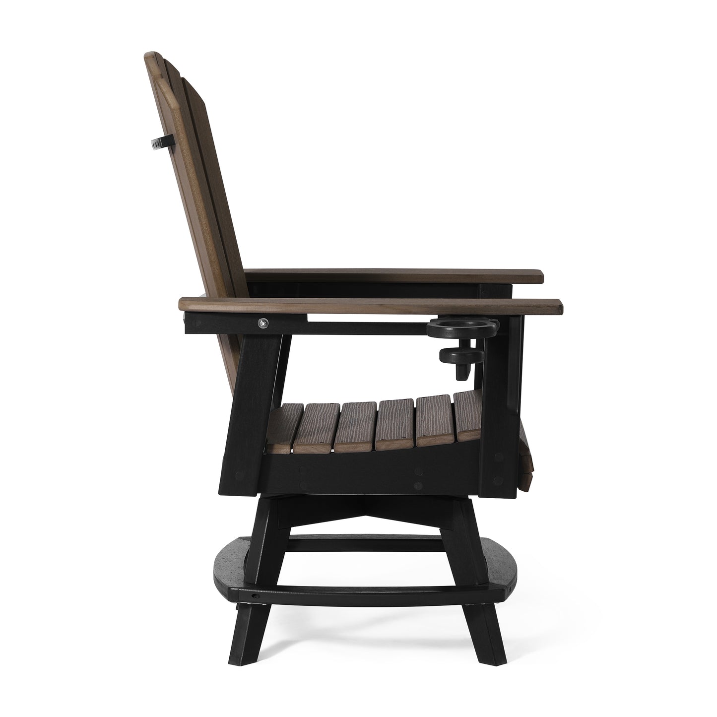 Heritage Ridge Adirondack Swivel Dining Chair With Cup Holder