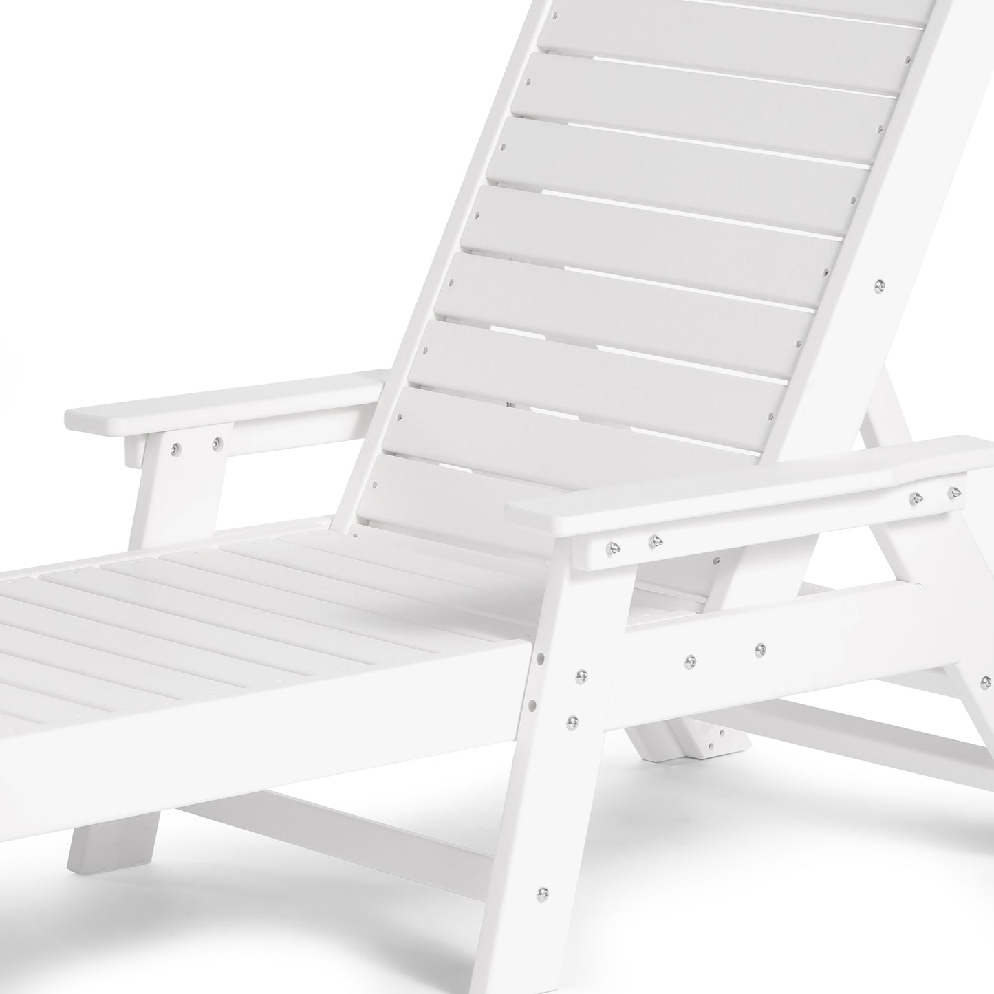 Santa Monica All-Weather Outdoor Reclining Sun Lounger with Arm Rests