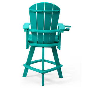 Chatham Adirondack Swivel Bar Chair with Cup Holder