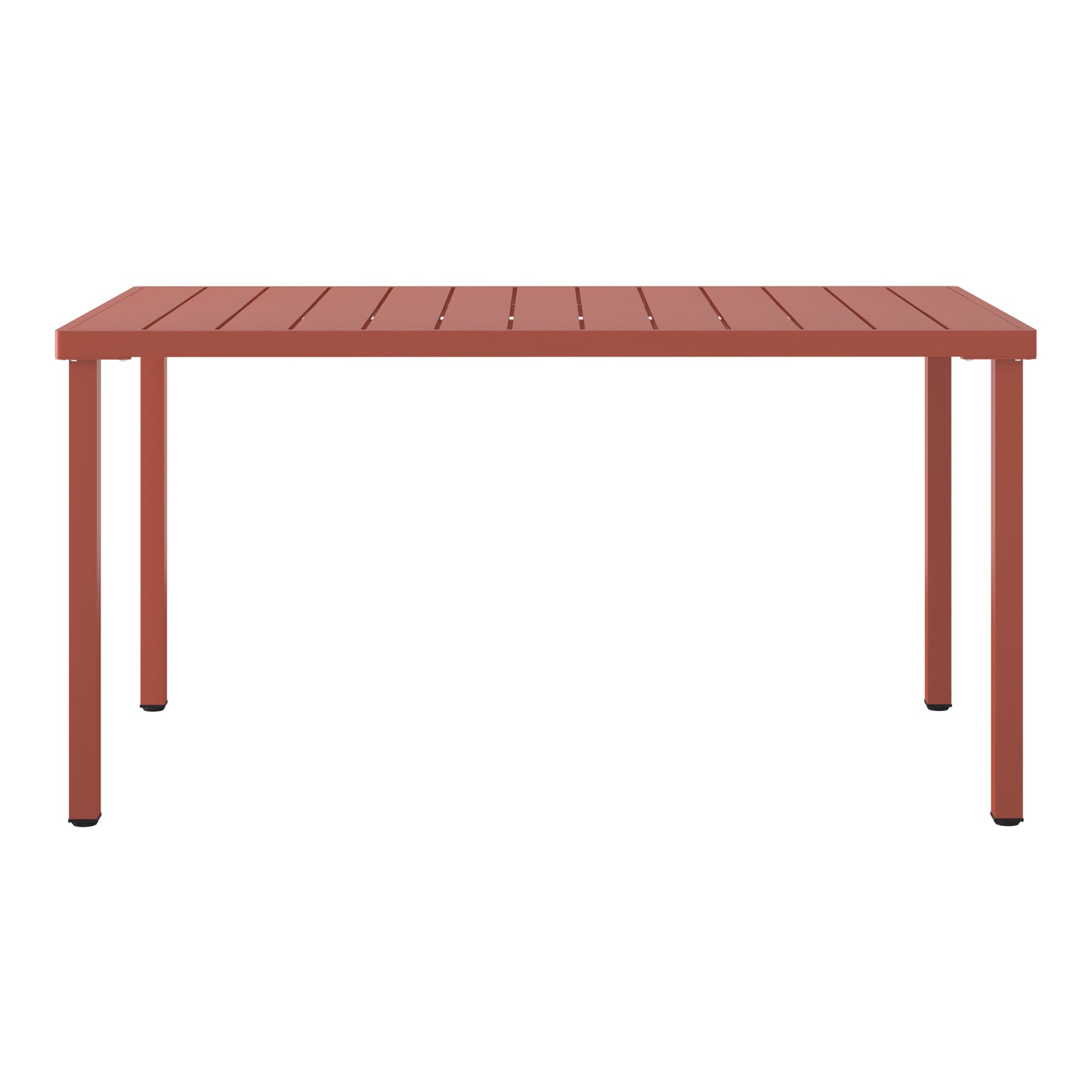 Polyform 59" x 35.4" Steel Rectangular Dining Table