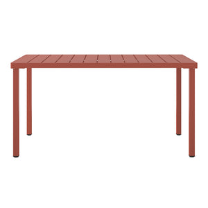 Polyform 59" x 35.4" Steel Rectangular Dining Table