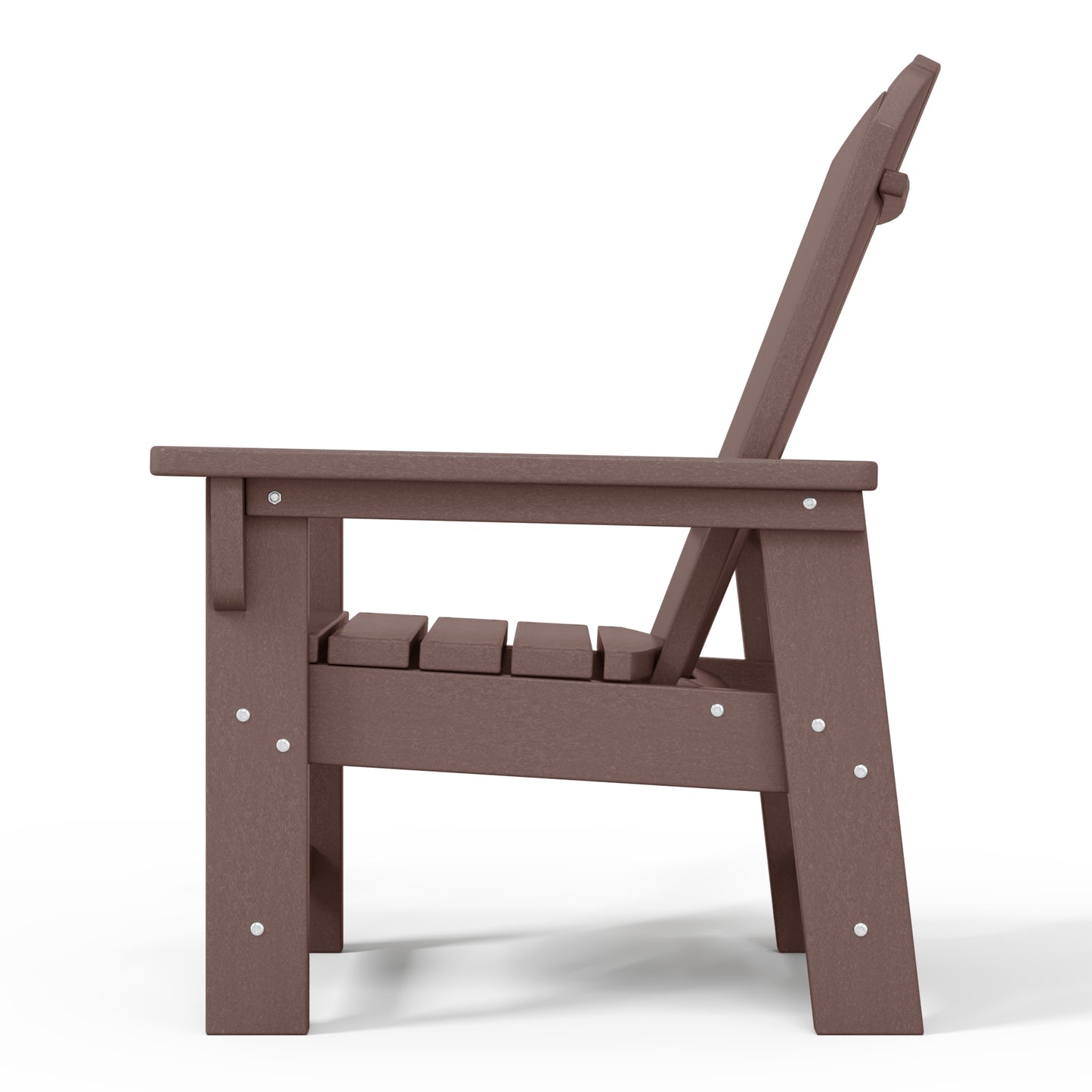 Tiny Terraces Kids' All-Weather Outdoor Poly Adirondack Chair