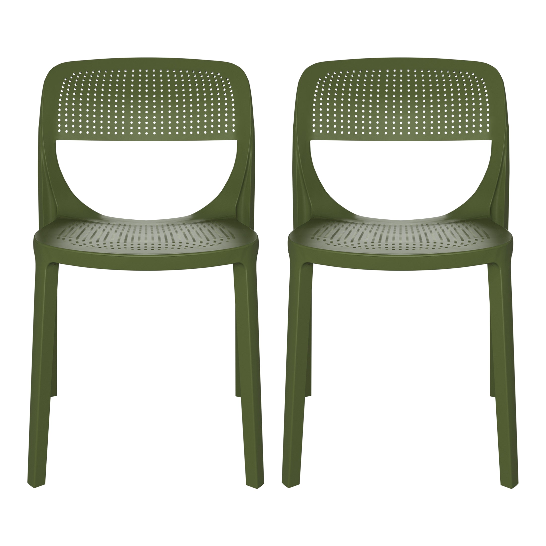 Polyform Stacking Dining Side Chair (Set of 2)