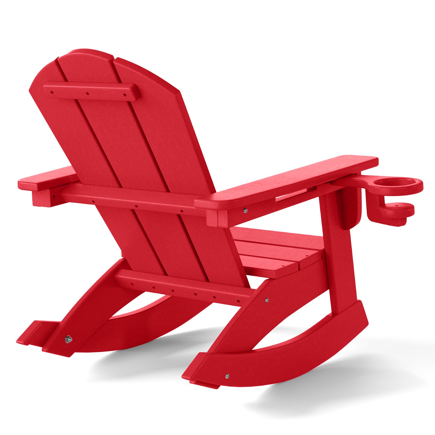 Tiny Terraces Kids Adirondack Rocking Chair with Cup Holder (Set of 2)