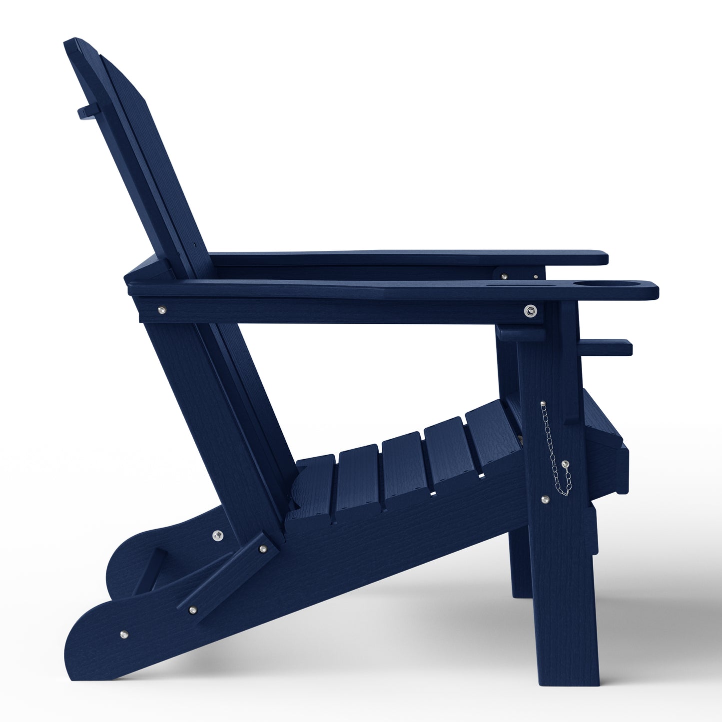 Chatham All-Weather Outdoor Folding Adirondack Chair with Cup Holder