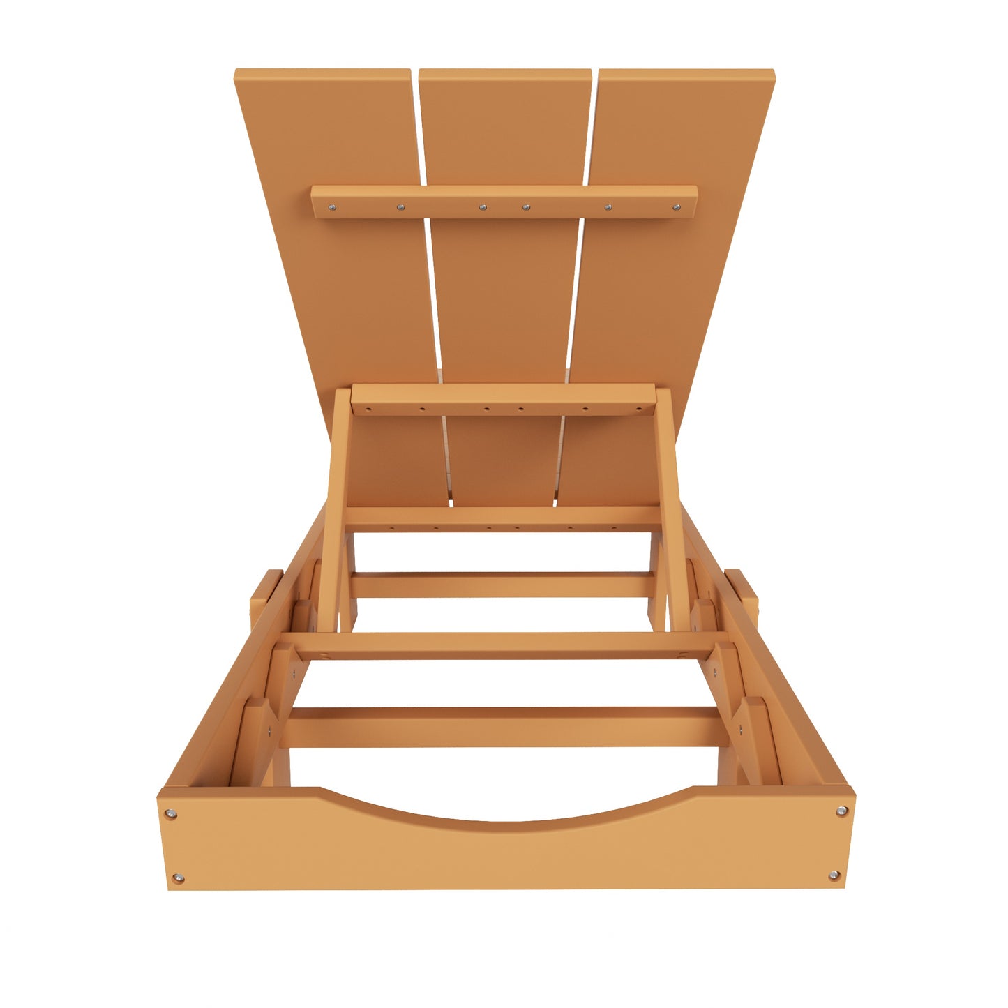 Malibu Modern All-Weather Outdoor Reclining Sun Lounger With Wheels