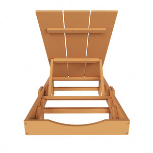 Malibu Modern All-Weather Outdoor Reclining Sun Lounger With Wheels