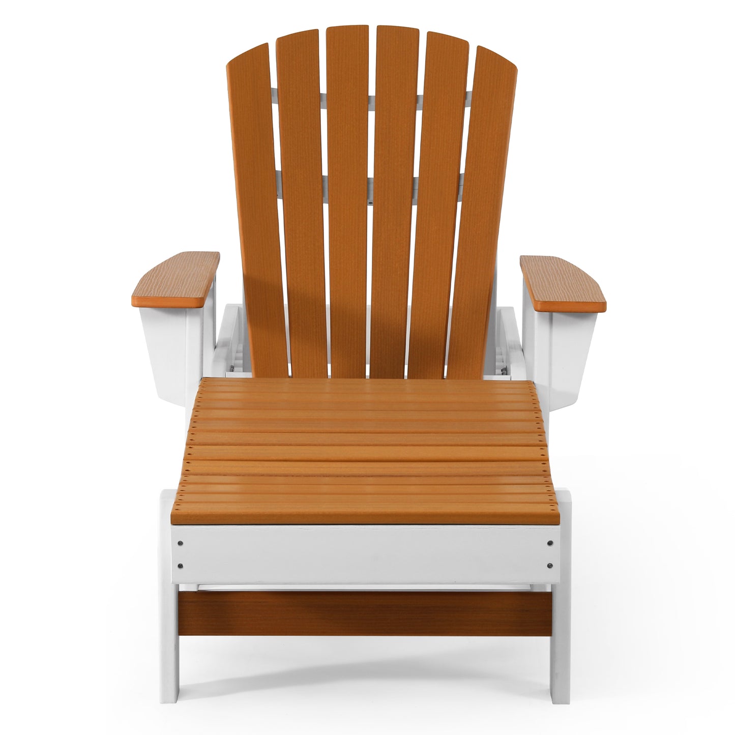 Heritage Ridge Adirondack Chaise Lounge with Arms and Wheels With Cup Holder