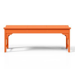 Concord All-Weather Outdoor Garden Backless Bench (46" Wide)