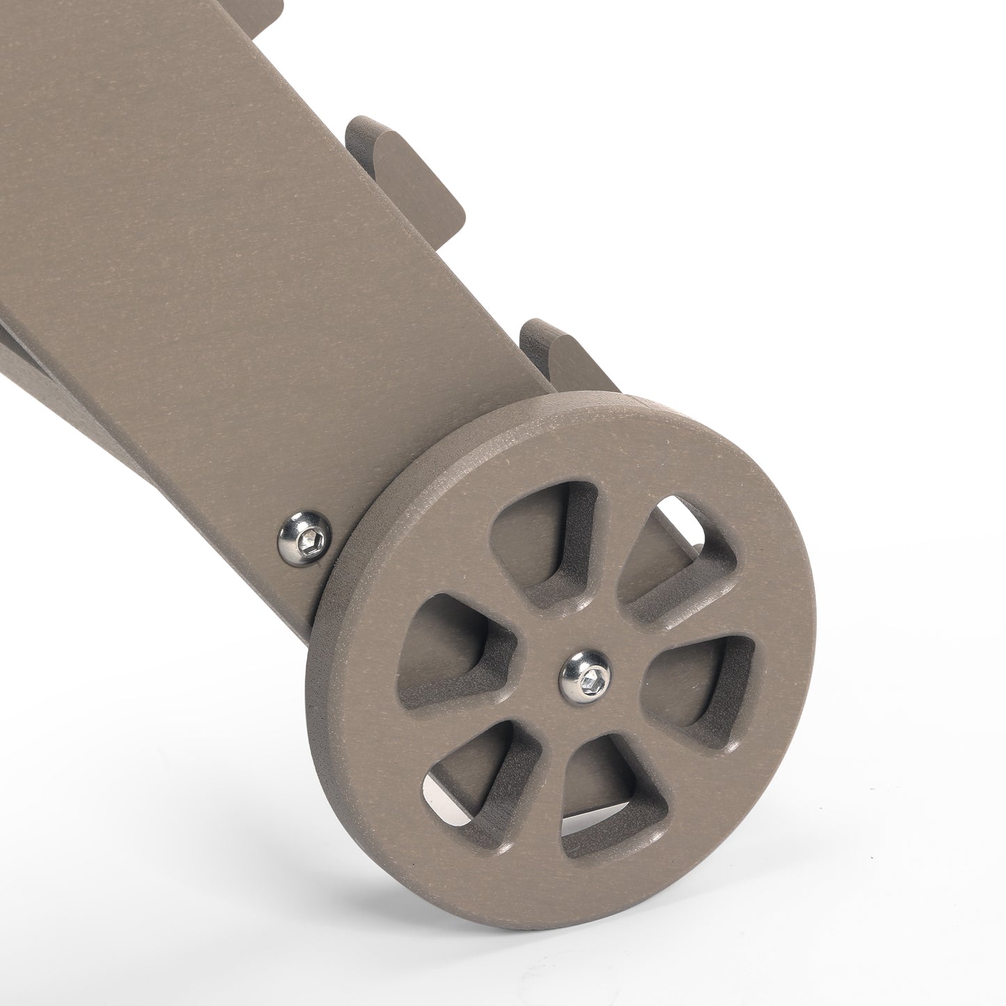 Santa Barbara Reclining Chaise Lounge with Cup Holder and Wheels