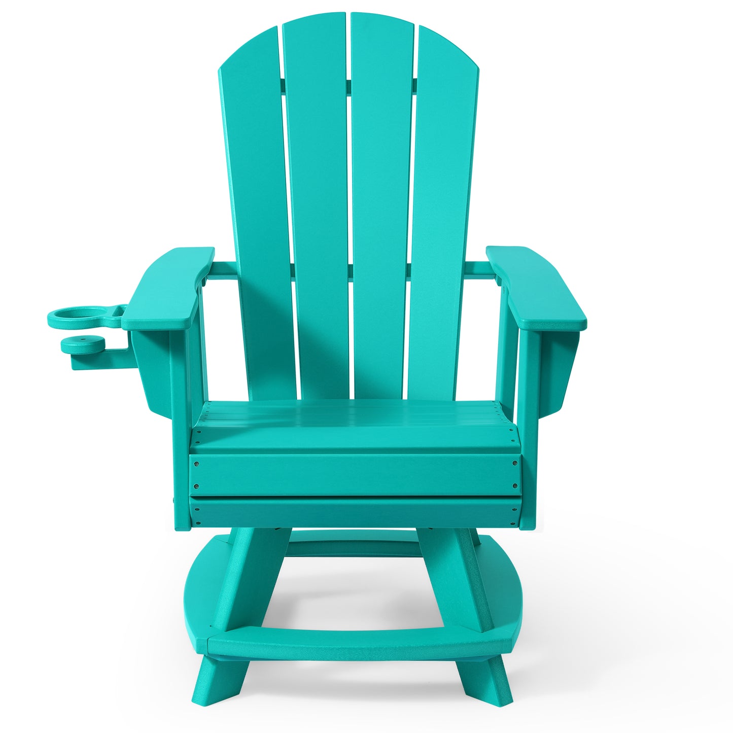 Adirondack Swivel Dining Chair with Cup Holder With Cup Holder