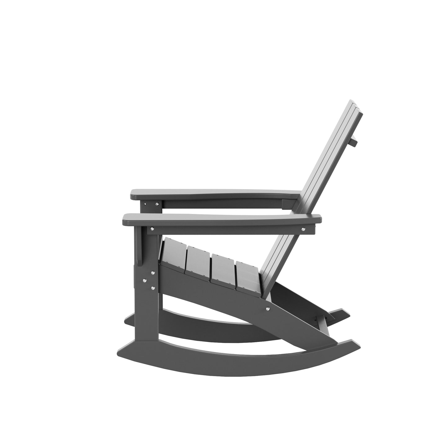 Malibu Modern All-Weather Outdoor Rocking Adirondack Chair