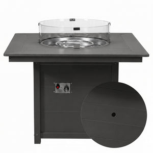 Sedona Square 42" Dining Fire Pit Table