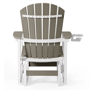 Heritage Ridge Adirondack Glider With Cup Holder