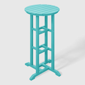 Stockholm All-Weather Outdoor Round Bar Bistro Table (42" Height)