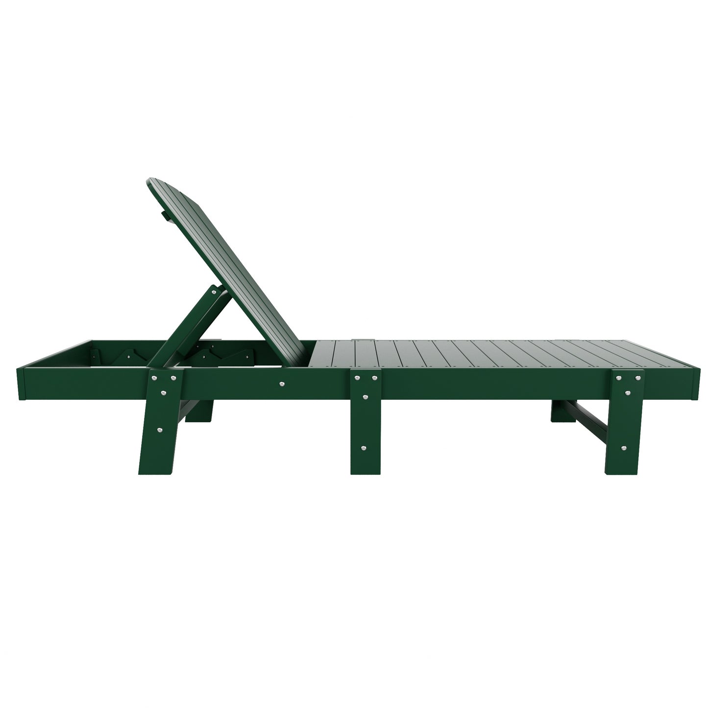 Westport Classic All-Weather Outdoor Adirondack Reclining Sun Lounger