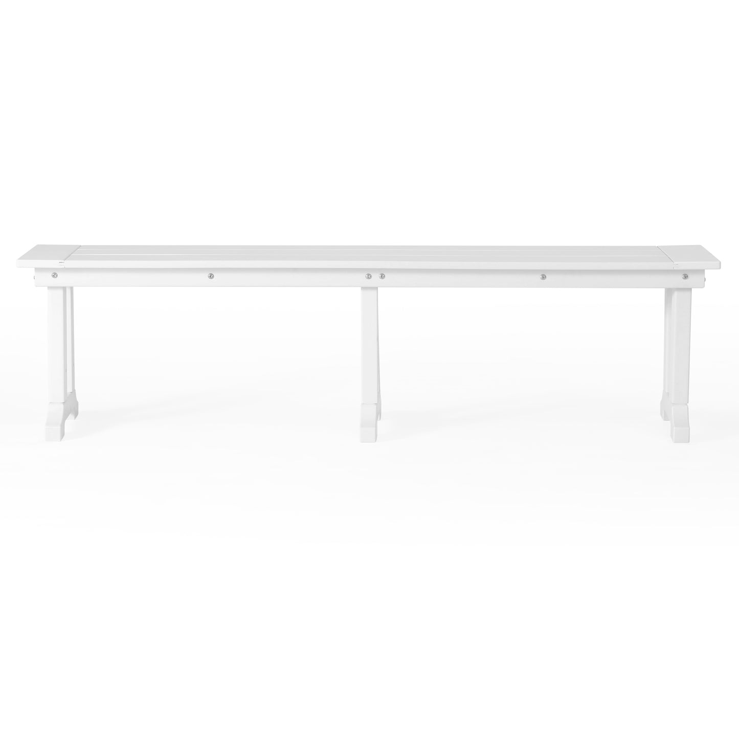 Tuscany All-Weather Outdoor 65" Trestle Dining Bench