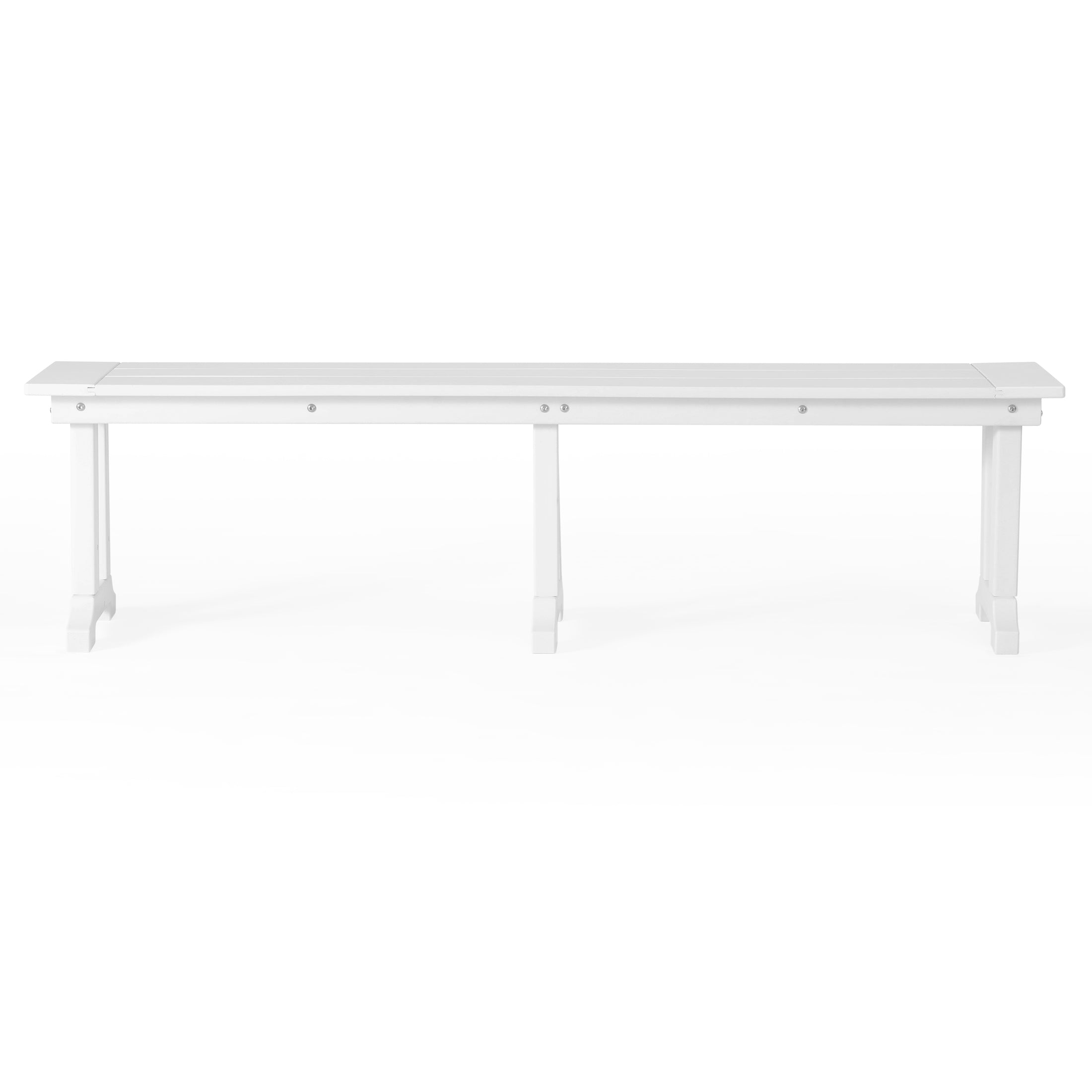 Tuscany All-Weather Outdoor 65" Trestle Dining Bench