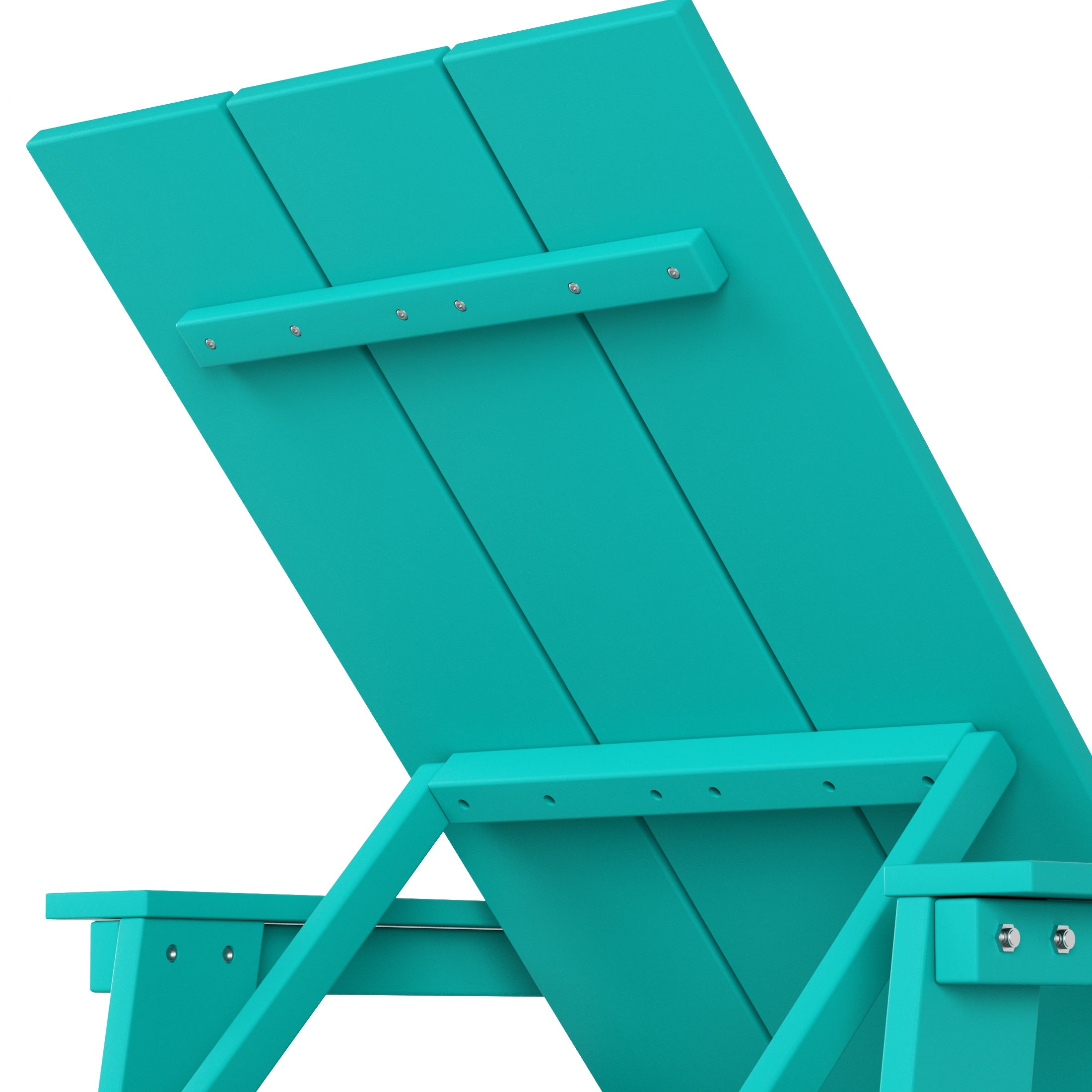 Malibu Modern All-Weather Outdoor Reclining Sun Lounger With Arm Rests & Wheels