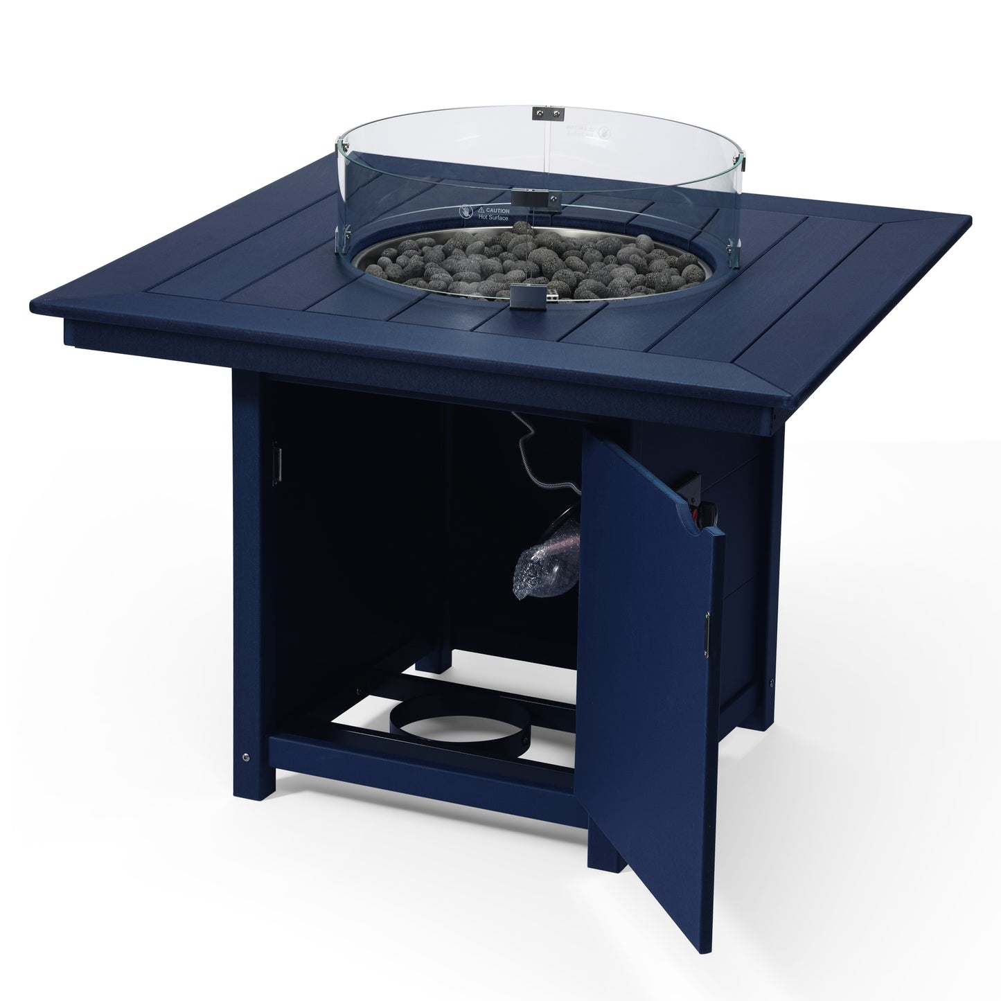 Sedona Square 42" Dining Fire Pit Table