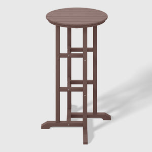Stockholm All-Weather Outdoor Round Bar Bistro Table (42" Height)