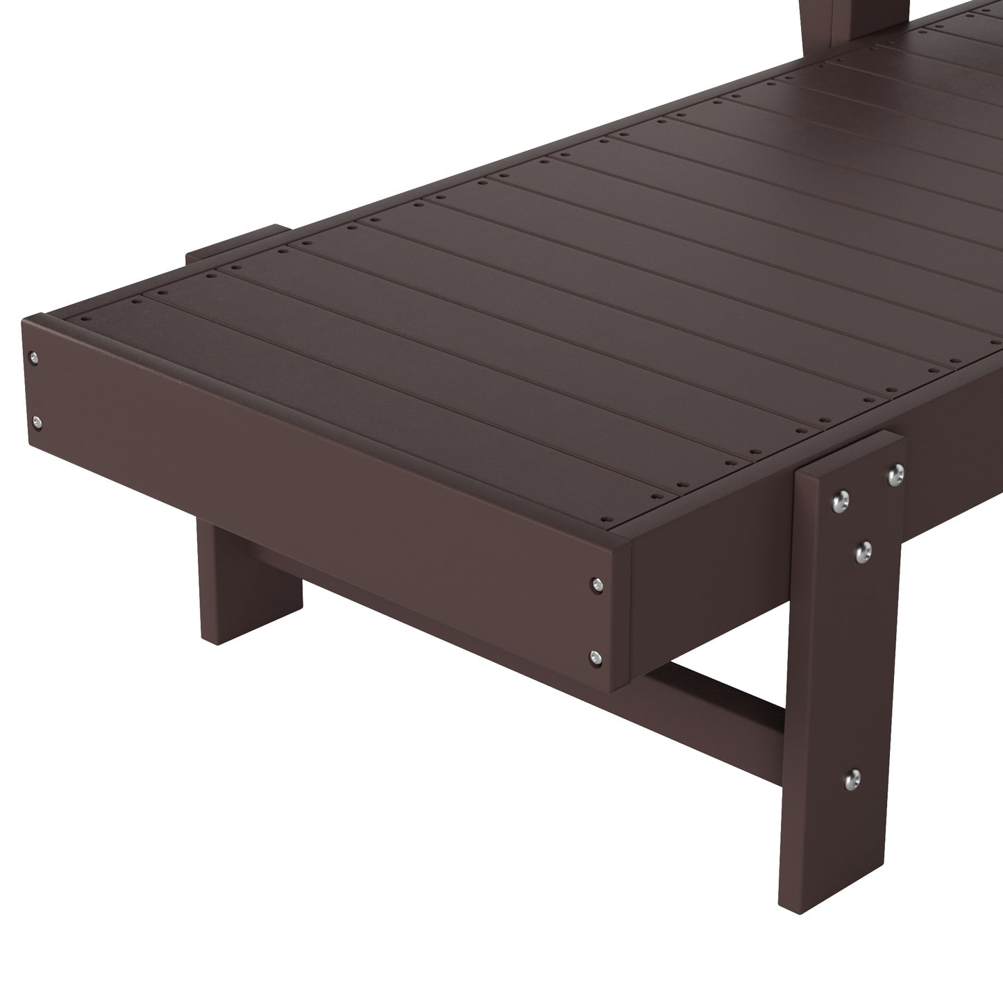 Chatham All-Weather Outdoor Adirondack Reclining Sun Lounger With Arms Rests & Wheels