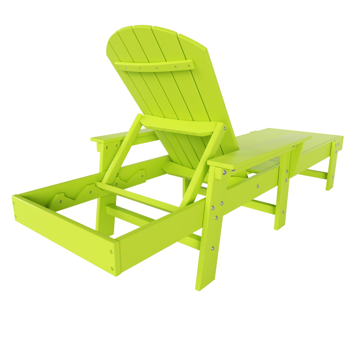Westport Classic All-Weather Outdoor Adirondack Reclining Sun Lounger With Arms Rests