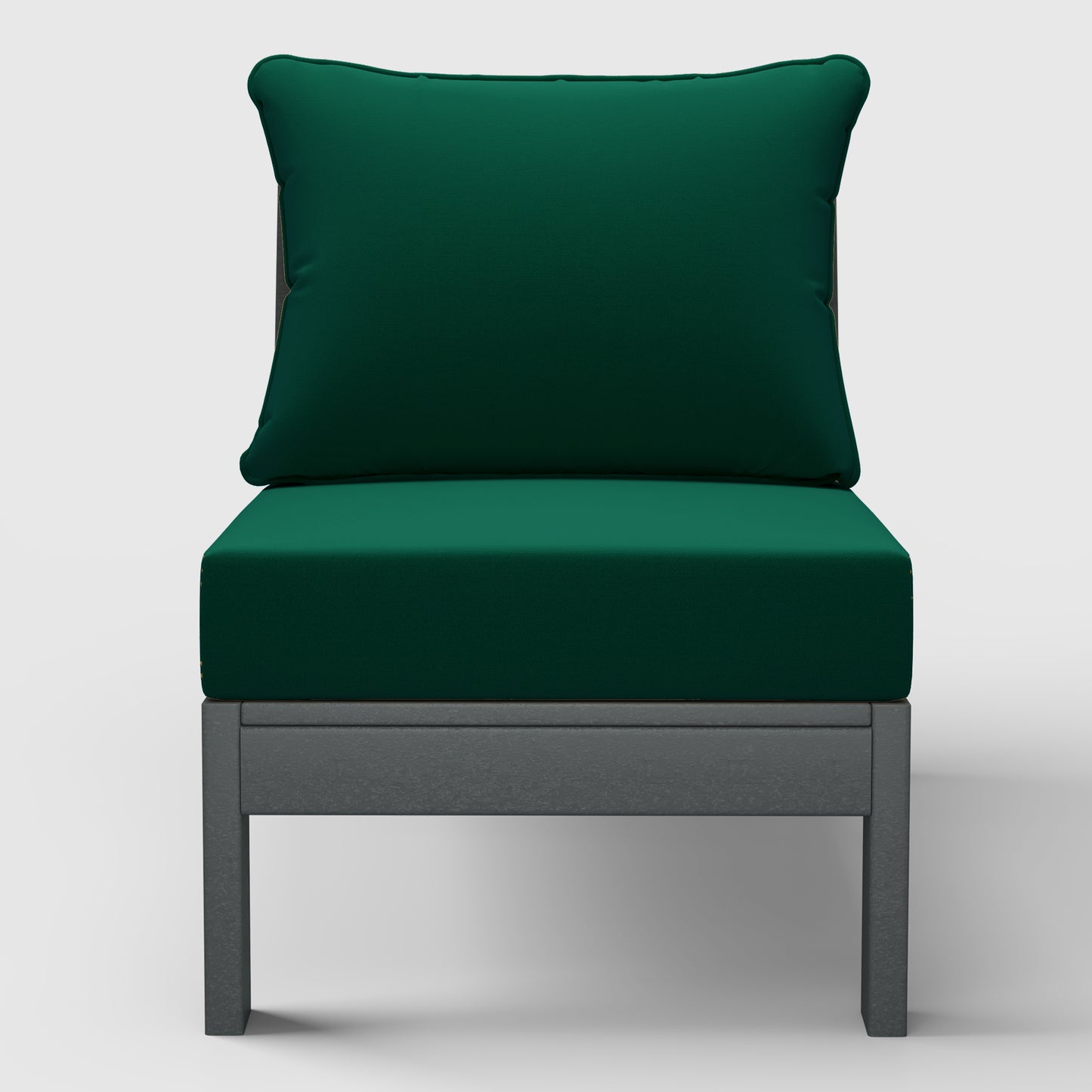 Scottsdale All-Weather Outdoor Modular Deep Seating Armless Chair (with Optional Cushions)