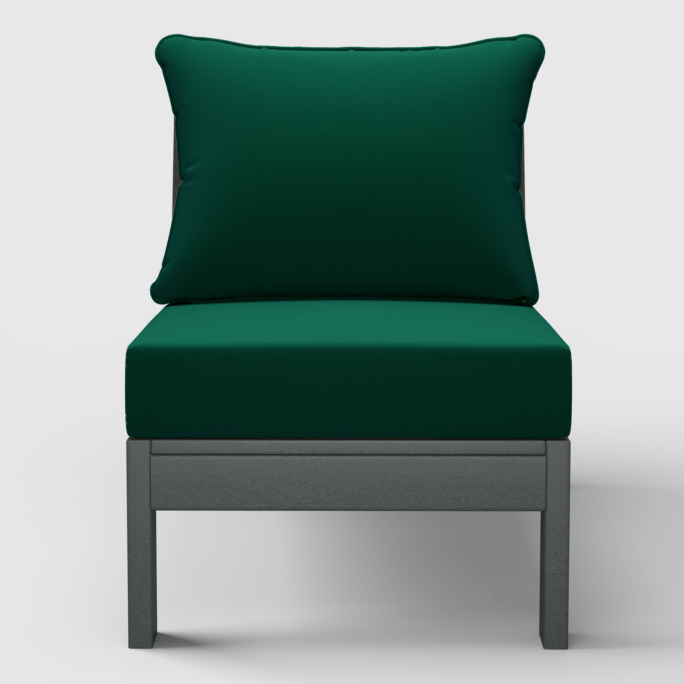 Scottsdale All-Weather Outdoor Modular Deep Seating Armless Chair (with Optional Cushions)