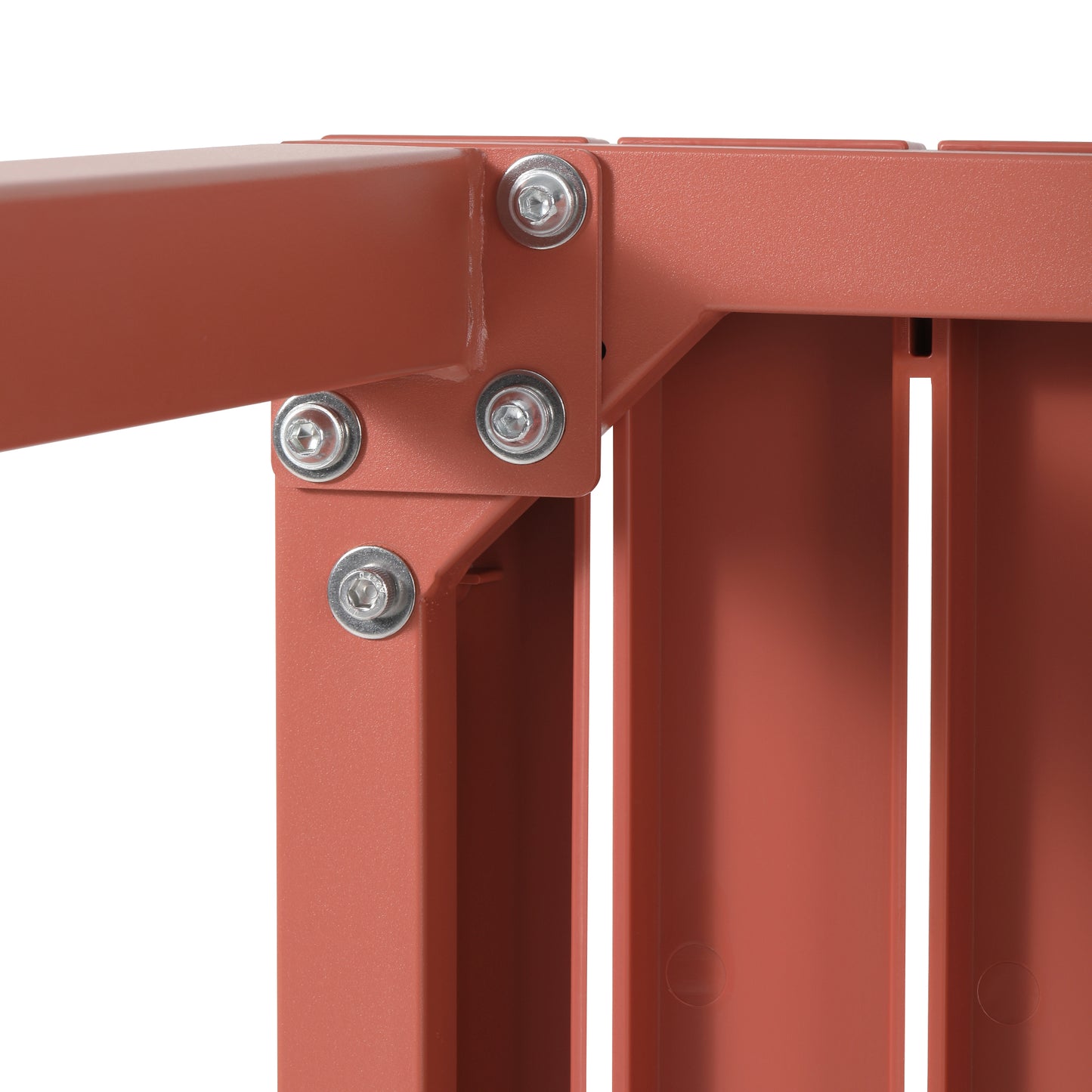 Polyform 31.5" Square Dining Table with Metal Frame