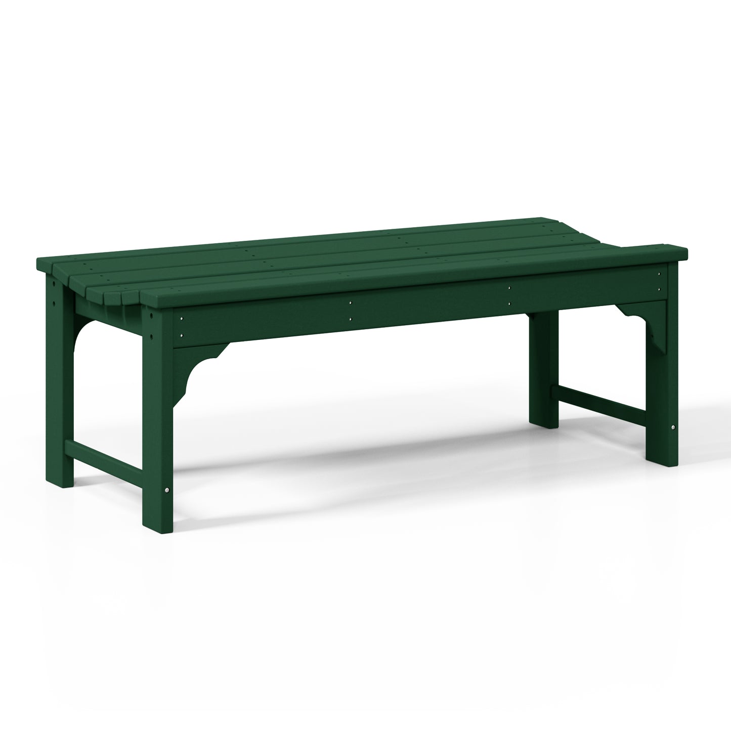 Concord All-Weather Outdoor Garden Backless Bench (46" Wide)