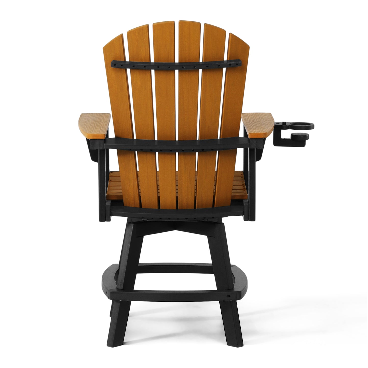Heritage Ridge Adirondack Swivel Counter Chair With Cup Holder