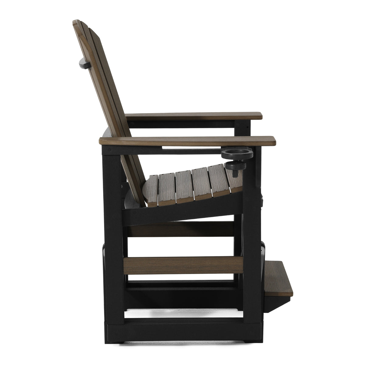 Adirondack Counter Glider With Cup Holder