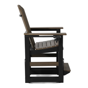 Adirondack Counter Glider With Cup Holder