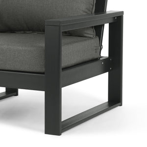 Signature All-Weather Outdoor Modular Patio Deep Seating Left Arm Chair (Left Arm Sectional Seat)