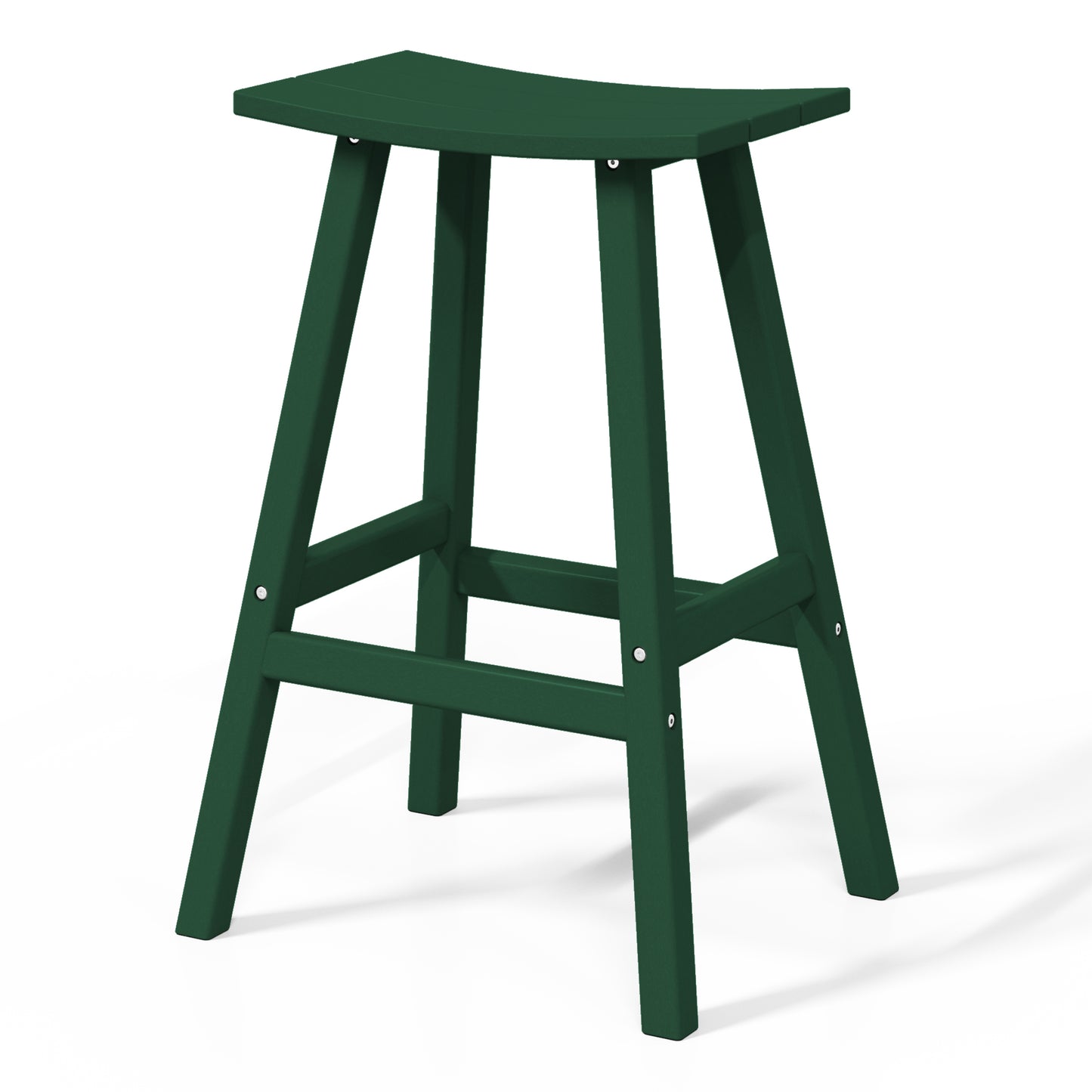 Stockholm All-Weather Outdoor Saddle Bar Stool (29" Height)