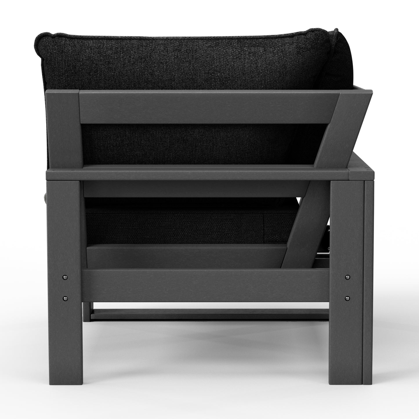 Signature All-Weather Outdoor Modular Patio Deep Seating Corner Chair (Corner Sectional Seat)