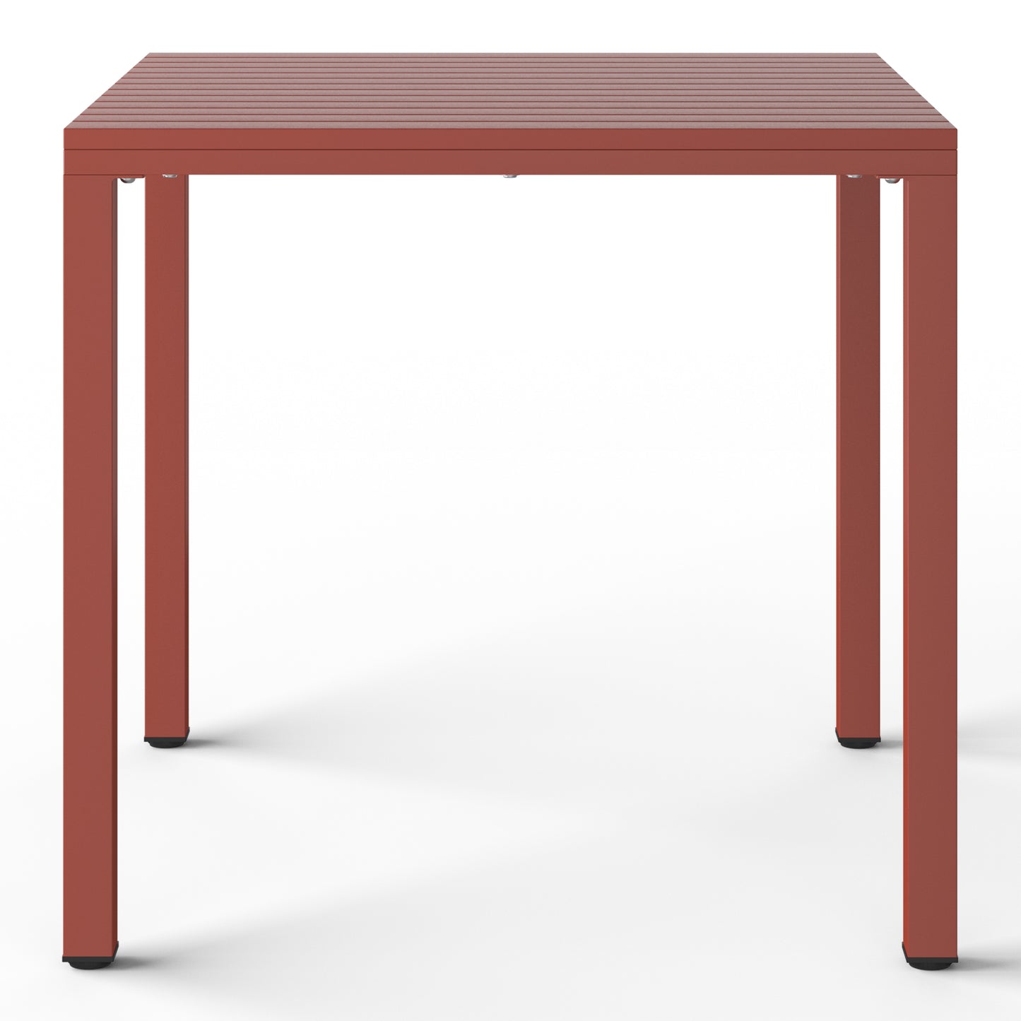 Polyform 31.5" Square Dining Table with Metal Frame