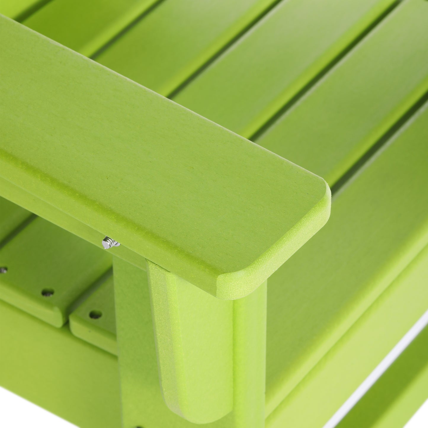 Tiny Terraces Kids' All-Weather Outdoor Poly Adirondack Chair