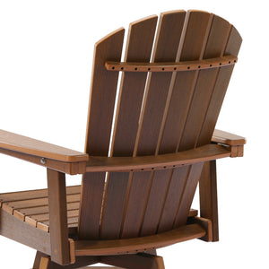 Heritage Ridge Adirondack Swivel Dining Chair With Cup Holder
