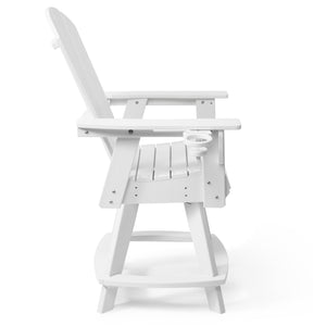 Chatham Adirondack Swivel Counter Chair with Cup Holder