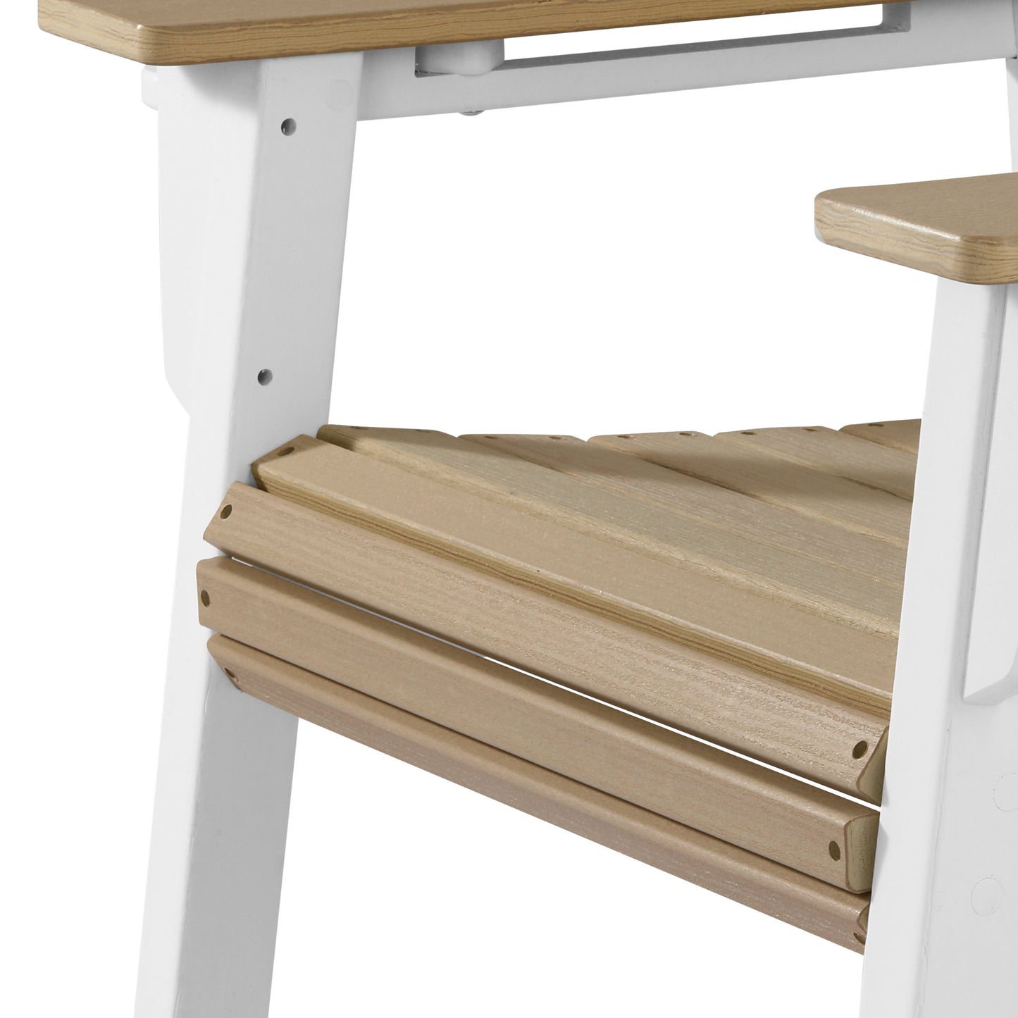 Heritage Ridge Adirondack Bar Chair With Cup Holder