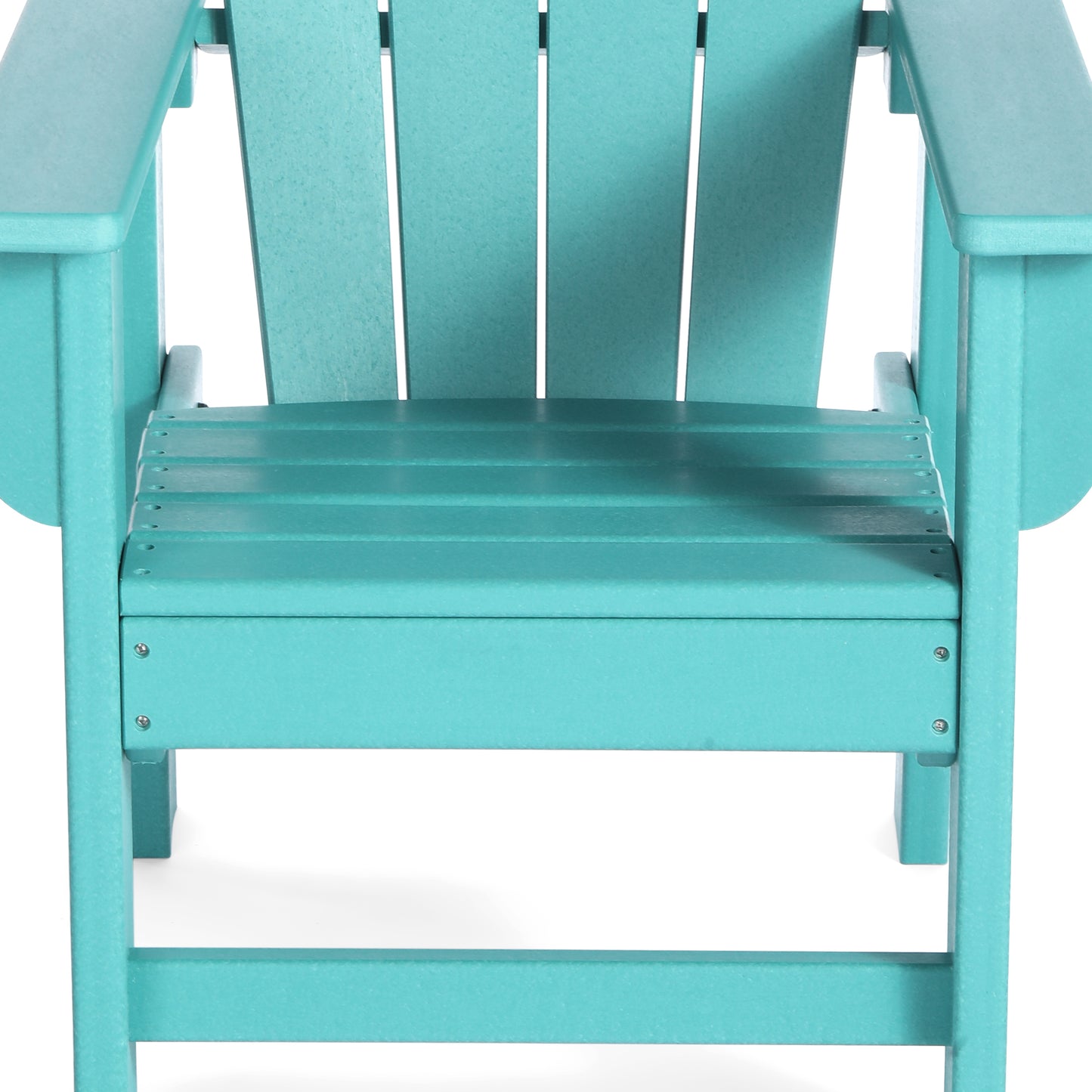 Tiny Terraces Kids' All-Weather Outdoor Poly Adirondack Chair